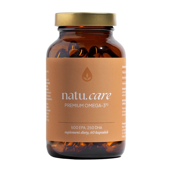 Natu.Care Premium Omega 3 TG, kapsułki miękkie, 60 szt.