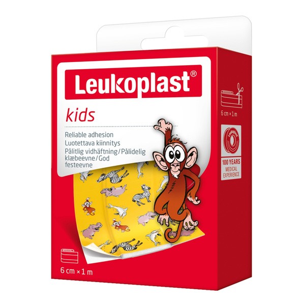 Leukoplast Kids, plaster, 6 cm x 1 m, 1 szt.