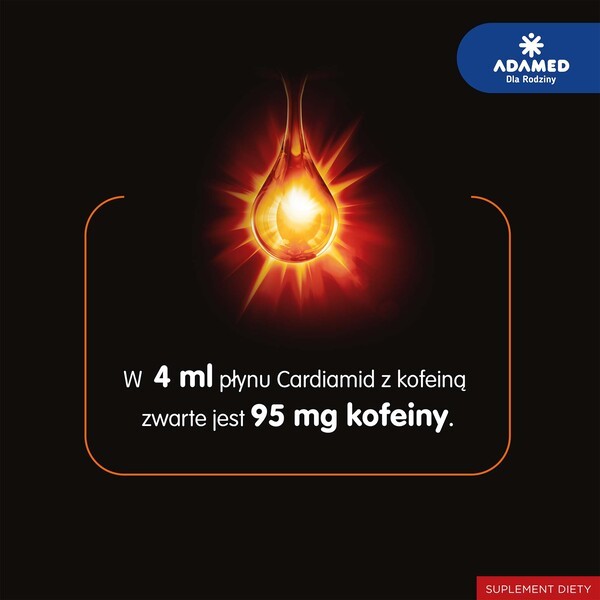 Cardiamid z kofeiną, krople doustne, 100 ml
