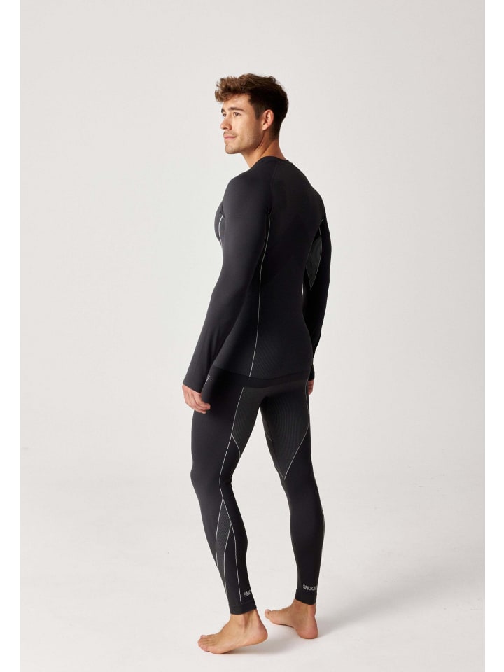 SNOCKS Thermoshirt mit Daumenloch 1 Stück in Schwarz günstig kaufen