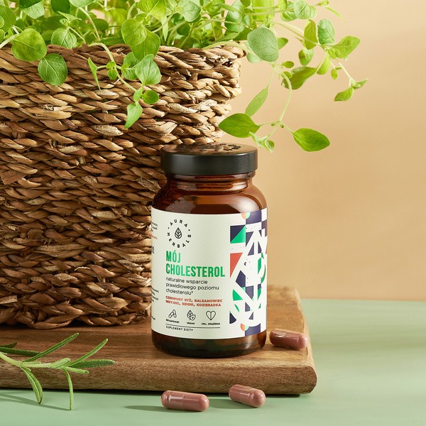 Aura Herbals Mój Cholesterol prawidłowy poziom, kapsułki, 60 szt.
