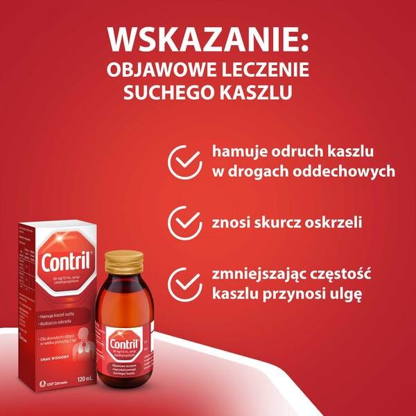Contril, 60 mg/10 ml, syrop, 120 ml