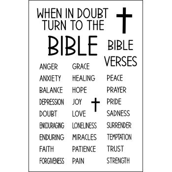 CreativeDex Bible Verses Clear Stamp Set