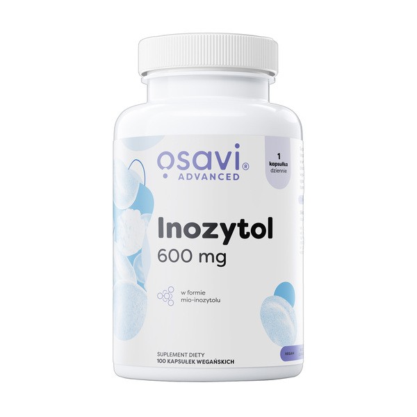 Osavi Inozytol 600 mg, kapsułki wegańskie, 100 szt.