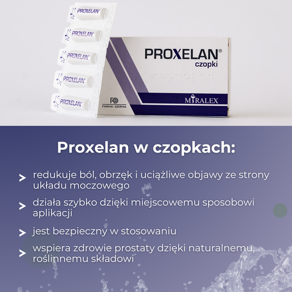 Proxelan, czopki, 2 g, 10 szt.