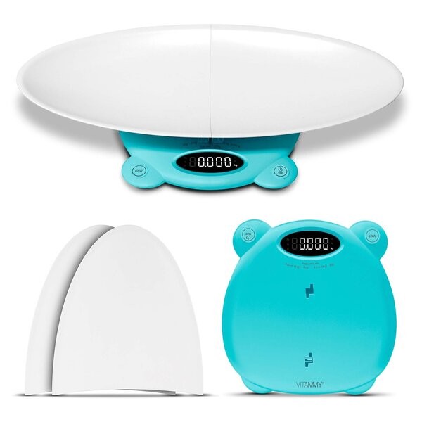 VITAMMY BABYCINNO TURKUSOWA / TURQUOISE Waga noworodkowo-niemowlęco-dziecięca