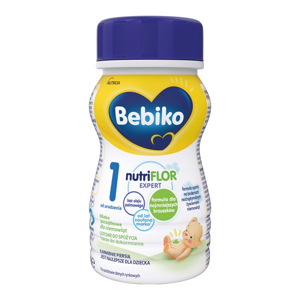 Bebiko 1 NUTRIflor Expert, mleko początkowe w płynie, 200 ml