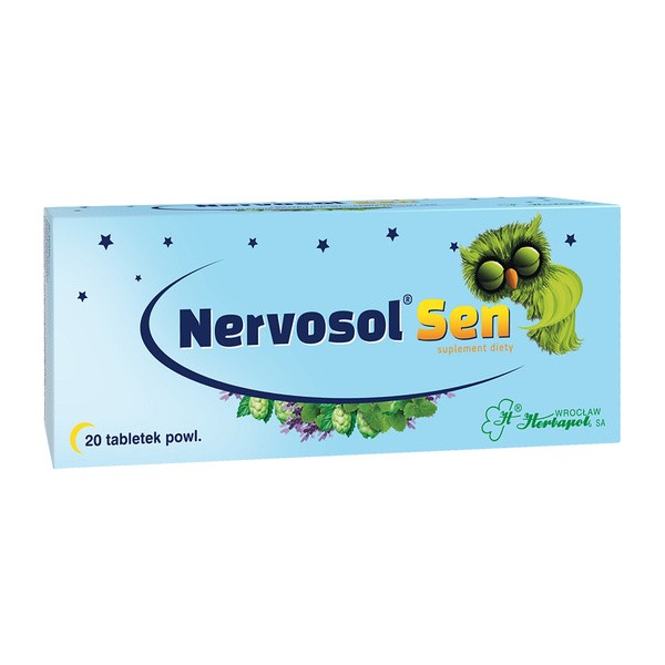 Nervosol Sen, tabletki powlekane, 20 szt.