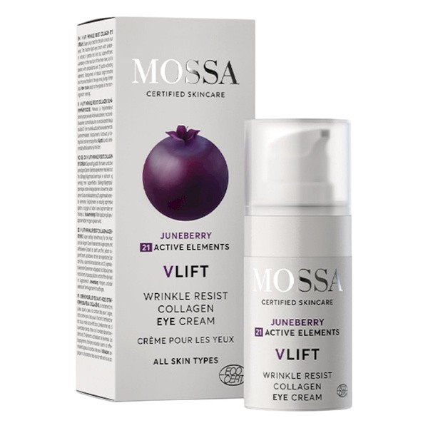 Mossa, przeciwzmarszczkowy krem pod oczy z owocem czeremchy, 15 ml
