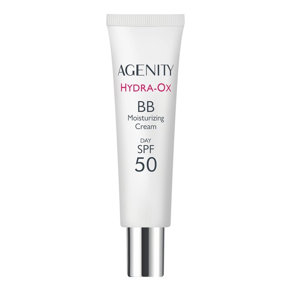 Agenity Hydra-Ox, nawilżający krem BB z SPF 50, 20 medium beige, 30 ml