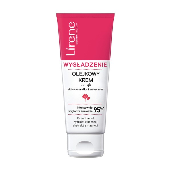 Lirene Dermoprogram Wygładzenie, olejkowy krem do rąk, 75 ml