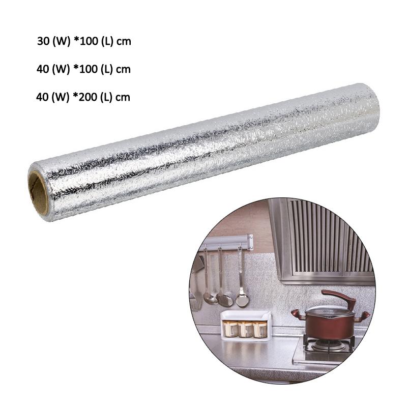 Naklejka ścienna samoprzylepna Keuken Protector Pro do kuchni, odporna na olej, odporna na zabrudzenia, odporna na wysoką temperaturę, do przycinania