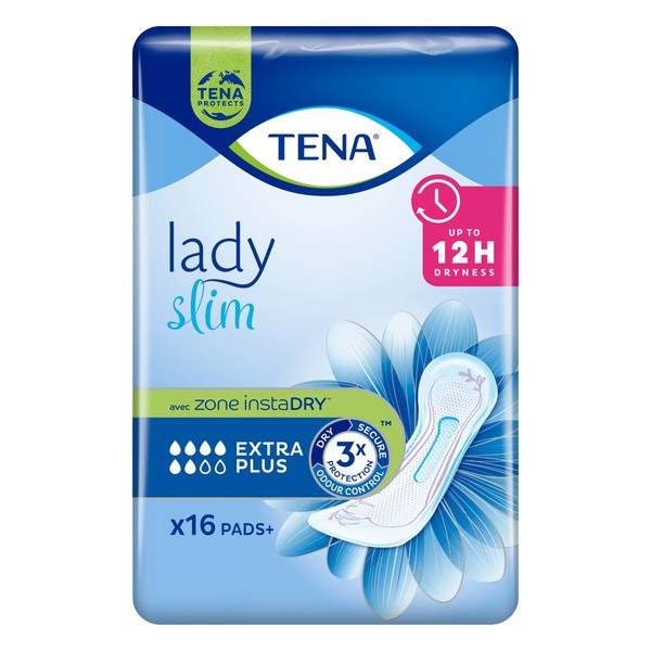 Tena Lady Slim, podpaski na nietrzymanie moczu, Extra Plus, 16 szt.