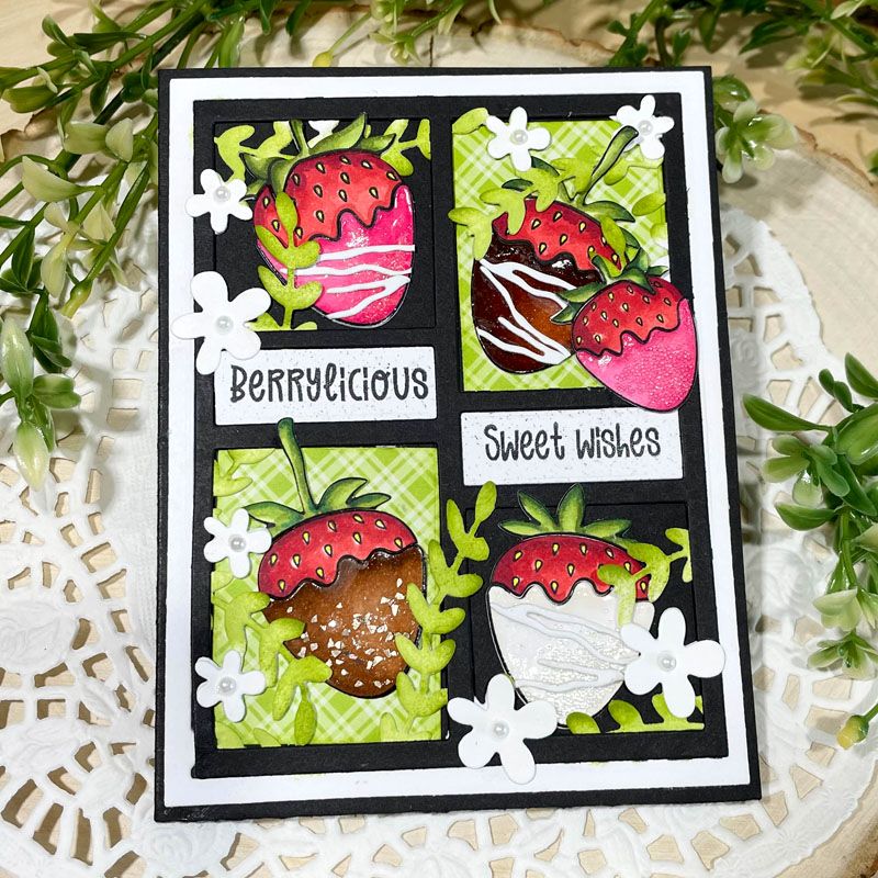 chocolatestrawberries2stamp Clear Stamp Set
