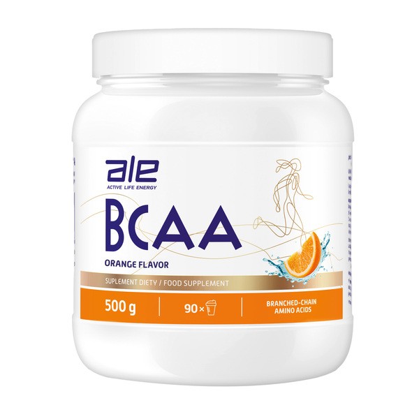 ALE BCAA Orange Flavor, proszek, 500 g