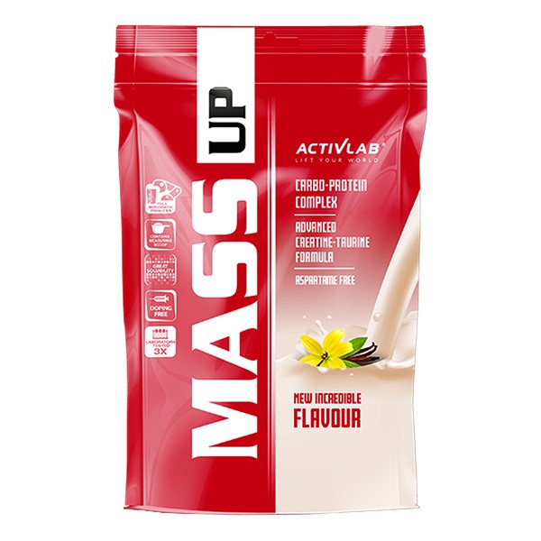 MASS UP Activlab Pharma, smak waniliowy, proszek, 1200 g