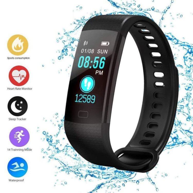 Smartwatch sportivo, smartband, monitoraggio della pressione sanguigna e del sonno, braccialetto intelligente, orologio sportivo, orologio da polso per uomo e donna