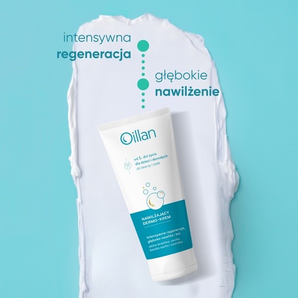 Oillan, nawilżający dermo-krem, 200 ml