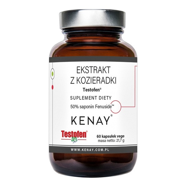KENAY Ekstrakt z kozieradki Testofen, kapsułki, 60 szt.