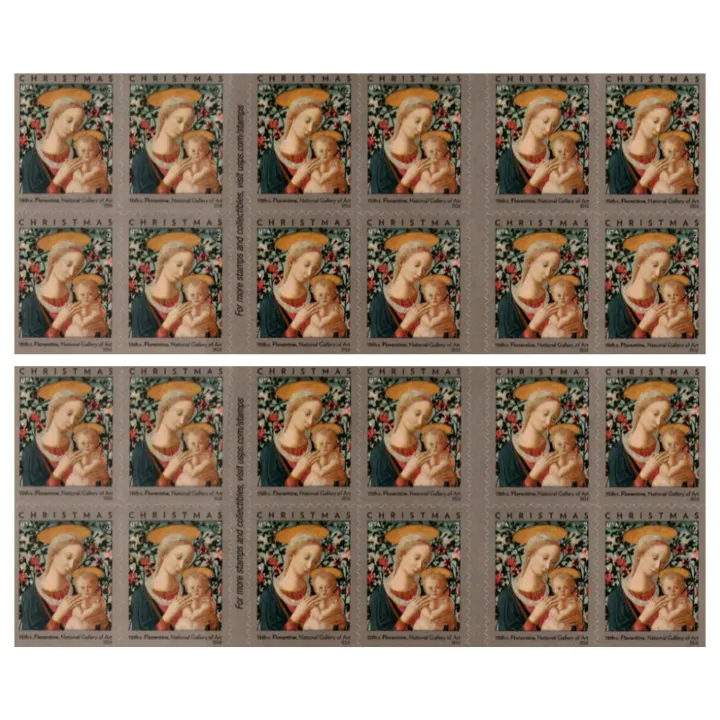 (2016) USPS Florentine Madonna and Child Forever Stamps