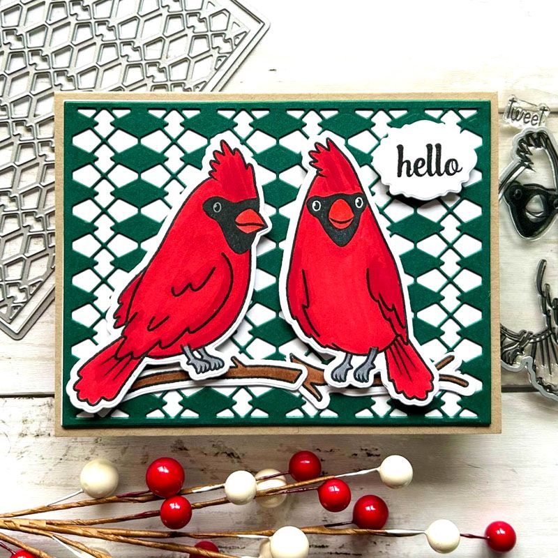 More Winter Birds Clear Stamp Set of 12