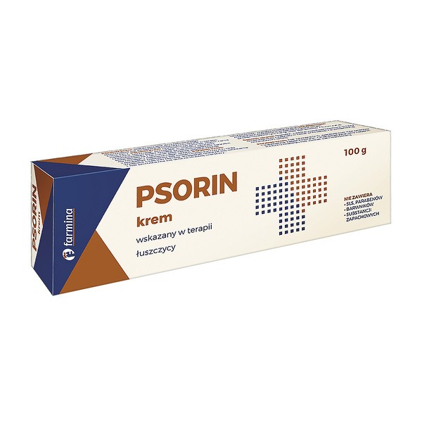 Psorin krem, wskazany w terapii łuszczycy, 100 g