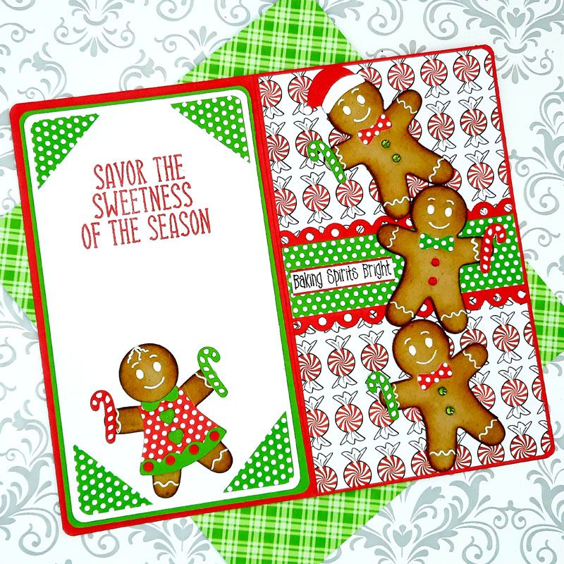 Gingerbread Fun Clear Stamp Set