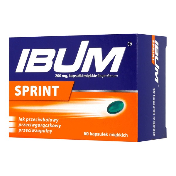 Ibum Sprint, 200 mg, kapsułki elastyczne, 60 szt.