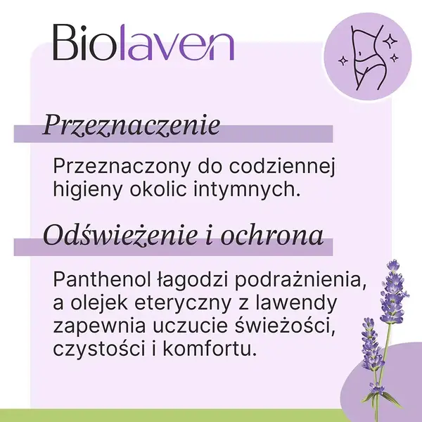Biolaven Organic, żel do higieny intymnej, 300 ml