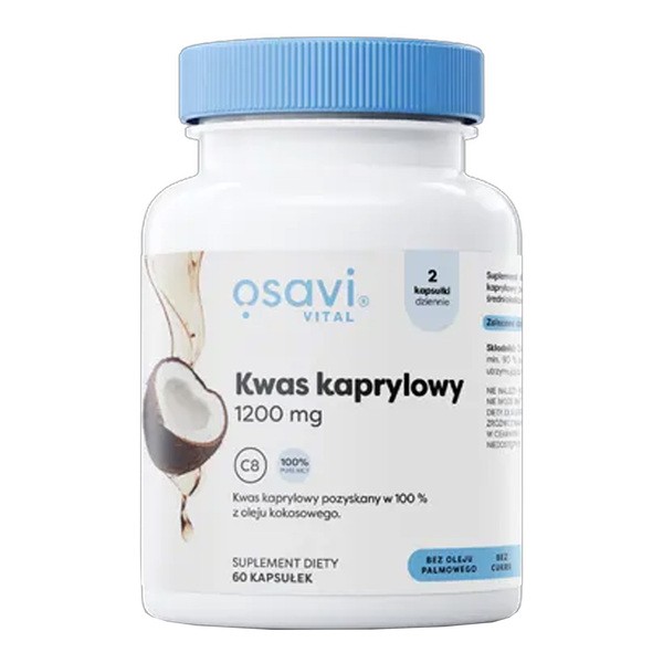 Osavi Kwas Kaprylowy 1200 mg, kapsułki, 60 szt.