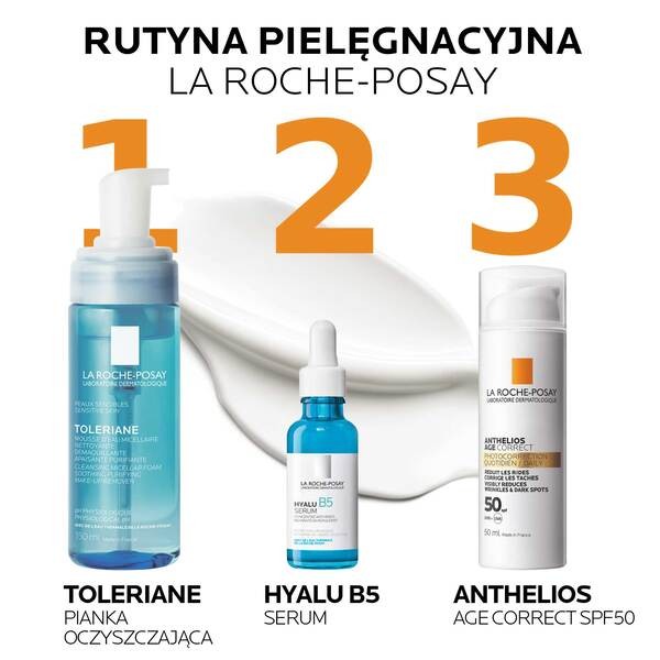 La Roche-Posay Anthelios Age Correct, codzienna fotoprotekcja przeciwstarzeniowa SPF 50, 50 ml