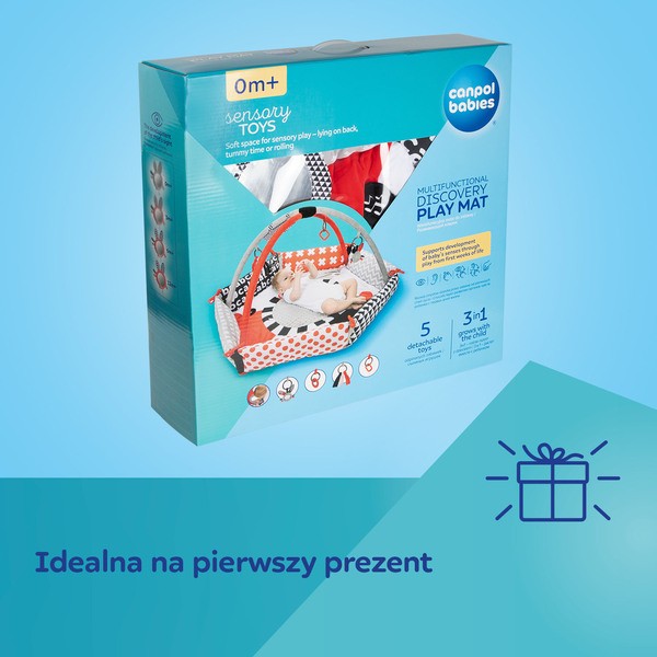 Canpol Babies Sensory Toys, sensoryczna mata do zabawy, 1 szt.