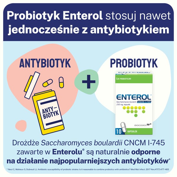 Enterol, 250 mg, kapsułki, 10 szt