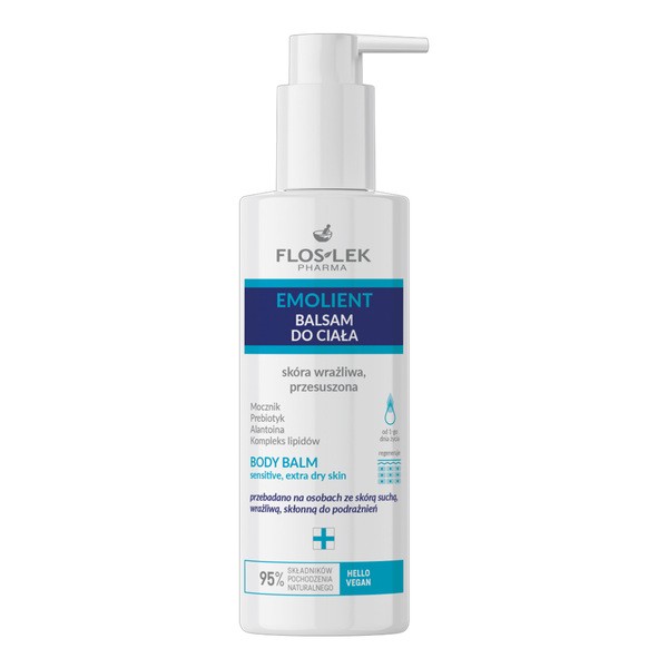 Flos-Lek Emolient, balsam do ciała, skóra wrażliwa i przesuszona, 175 ml