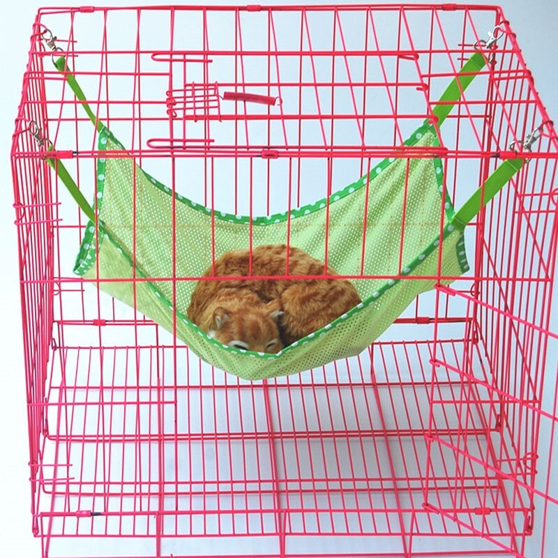 New Cat Hammock Bed Hanging Cat Mat Warm Soft Hanging Bed Dog Pet Cat Hammock Net Mesh Bed for Pet Accessories Rest House Mat