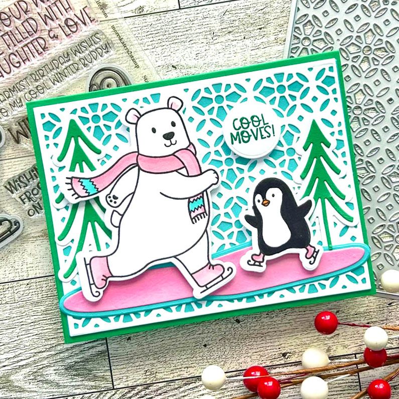 moreskaters2stamp Clear Stamp Set