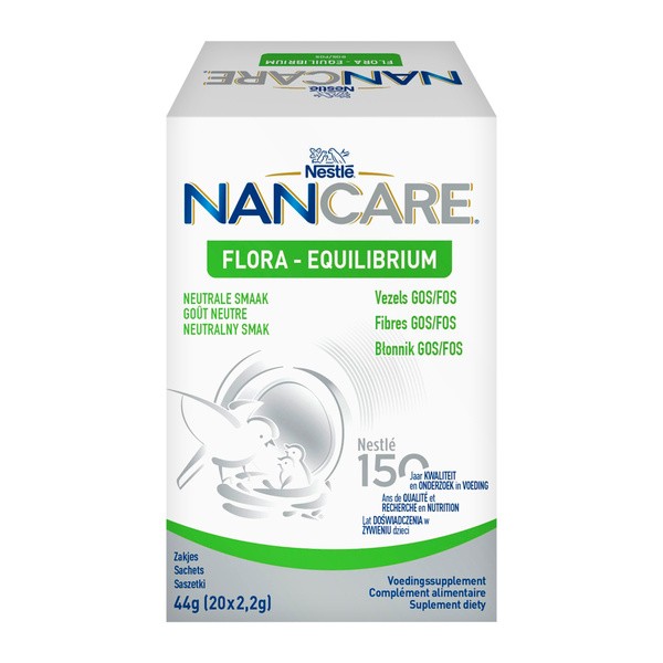 NanCare Flora Equilibrium, proszek, dla niemowląt i małych dzieci, 20 x 2,2 g