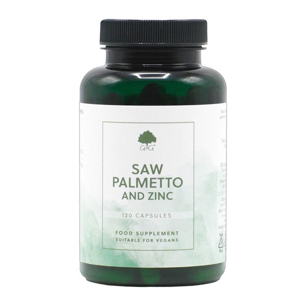 G&G, Saw Palmetto & Zinc, kapsułki, 120 szt.
