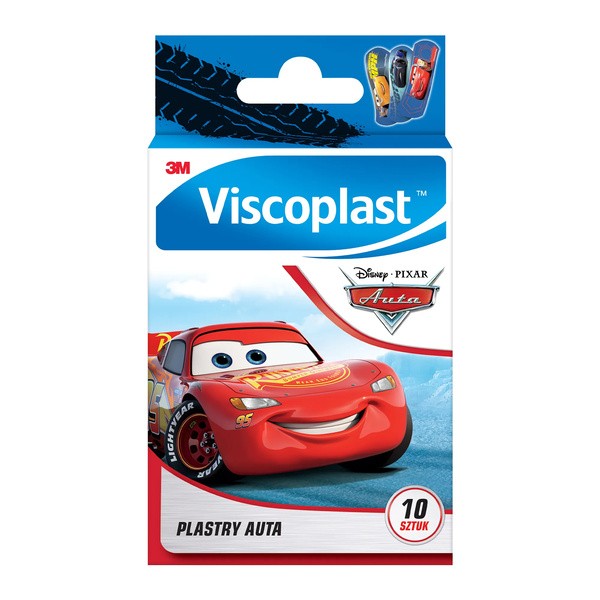 Plastry Viscoplast Auta, 10 szt.