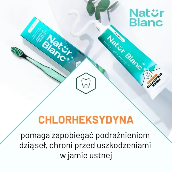 Sylveco Natur Blanc Fresh Eucalyptus, pasta do wrażliwych zębów, 100 ml