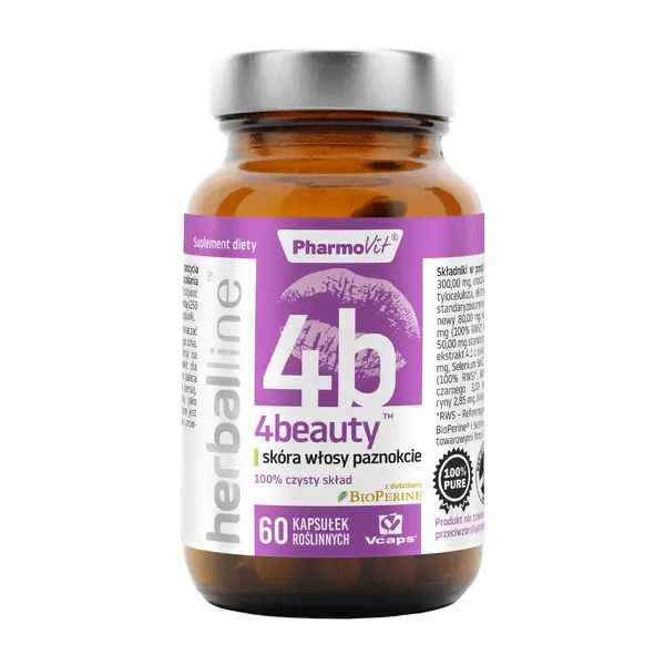 Zestaw 2 x Pharmovit 4beauty skóra włosy paznokcie, kapsułki, 60 szt.