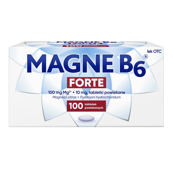 Zestaw 3x Magne B6 Forte, 100 mg + 10 mg, tabletki powlekane, 100 szt.