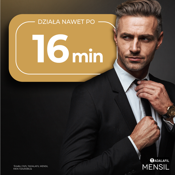 Tadalafil Mensil, 10 mg, tabletki powlekane, 2 szt.