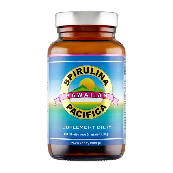 KENAY Spirulina Pacifica hawajska, 500 mg, tabletki, 180 szt.