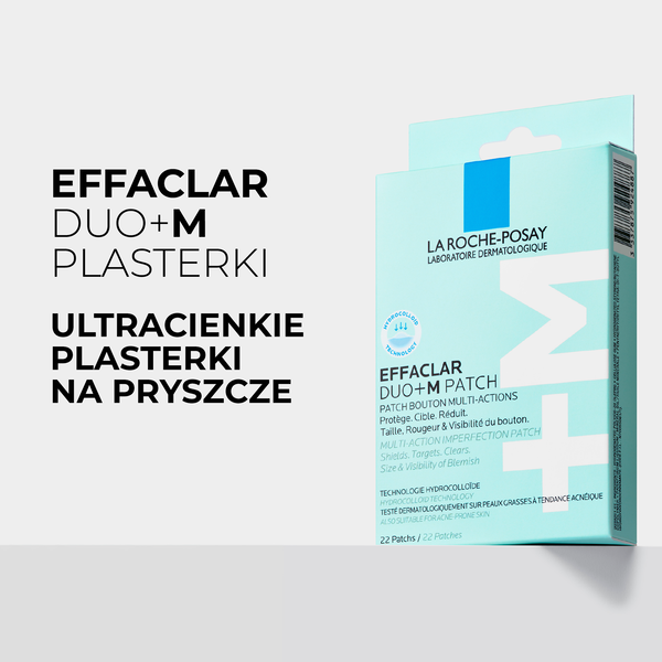 La Roche-Posay Effaclar Duo +M Patch, plastry na wypryski, 22 szt.