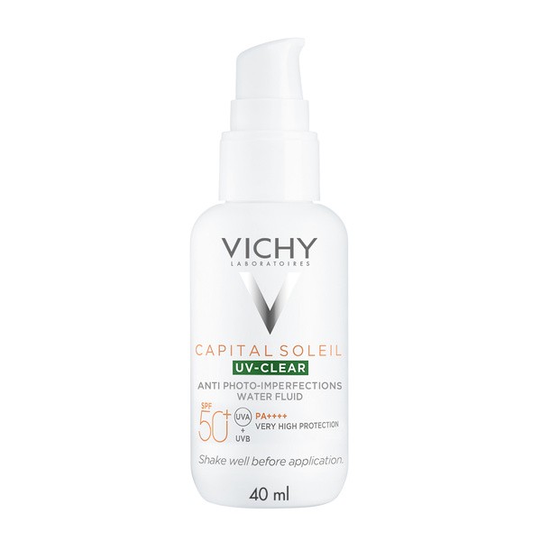 Vichy Capital Soleil, fluid przeciw niedoskonałościom, SPF 50+, 40 ml