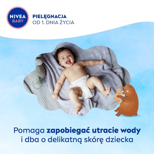 Nivea Baby, krem pielęgnacyjny do twarzy i ciała, 200 ml