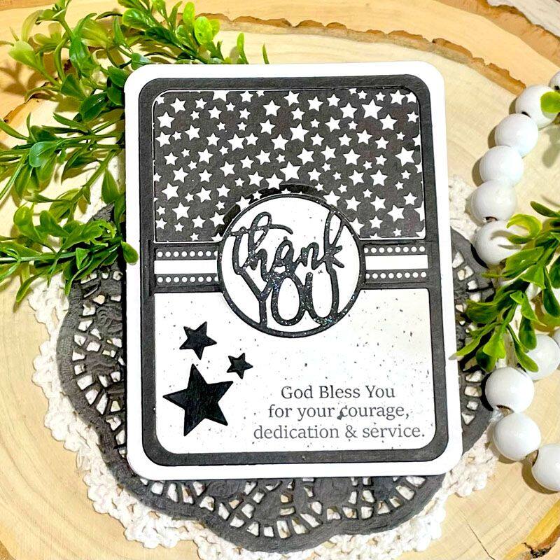 Military Thanks Clear Stamp Set