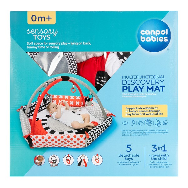 Canpol Babies Sensory Toys, sensoryczna mata do zabawy, 1 szt.