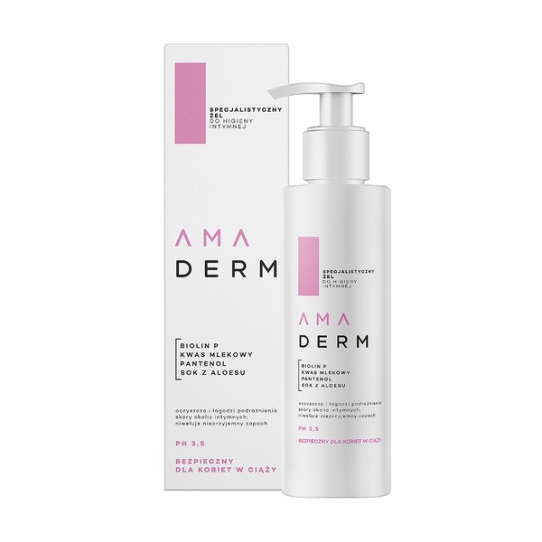 Amaderm, specjalistyczny żel do higieny intymnej, 195 ml